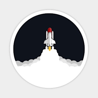 Space Launch V1 (Transparent Background) Magnet